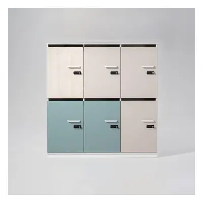 Szafa gabinetowa typu Locker Puzlo Easy Space 6 skrytkowa