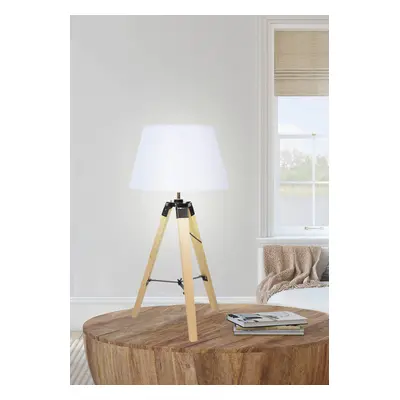 Lampka gabinetowa stołowa beżowa 60W E27 Lugano 41-31136