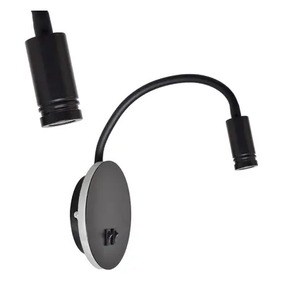 Lampka nocna BASE 8W+2W BLACK