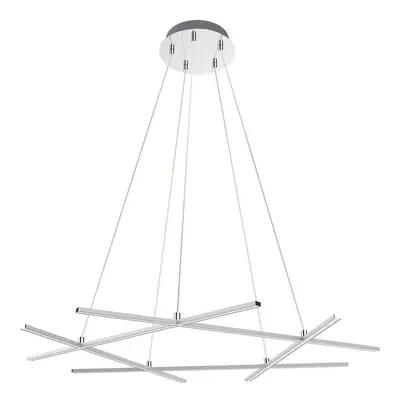 LAMPA SUFITOWA WISZĄCA CANDELLUX APETI ANDROS LED SREBRNY 4000K