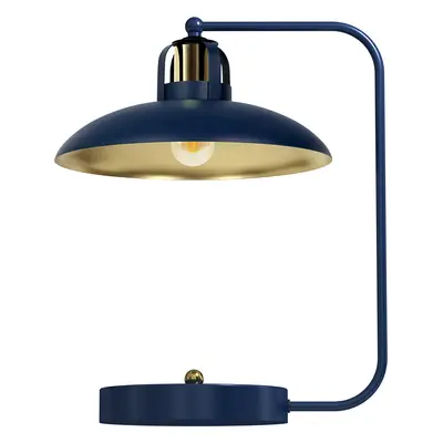 Lampka biurkowa FELIX NAVY BLUE/GOLD 1xE27