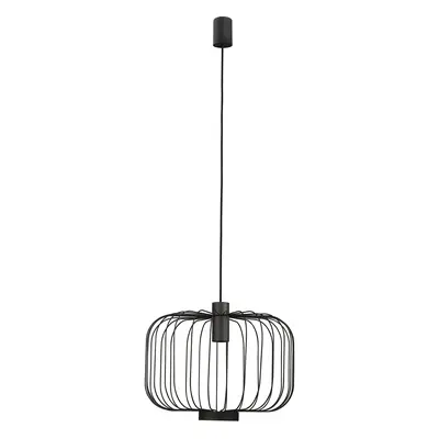 Retro lampa sufitowa czarny GU10 wisząca druciana ⌀48 cm ALLAN I ZWIS Nowodvorski 6941