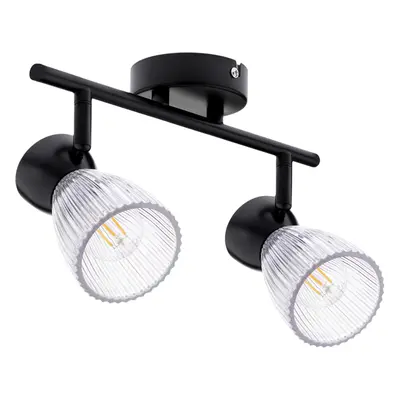 Lampa sufitowa BEST BLACK 2xE14