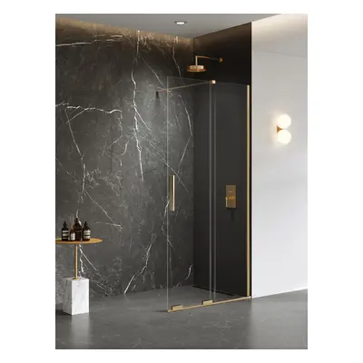 Kabina Walk-in SMART GOLD BRUSHED EXK-7629 120x200cm