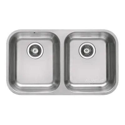 ALVEUS DUO 30 zlewozmywak stalowy satynowy podwieszany 1036849