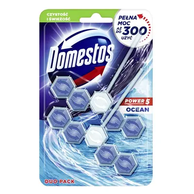 Domestos Ocean DUO Kostka WC Power 5 koszyk 2 x 55g