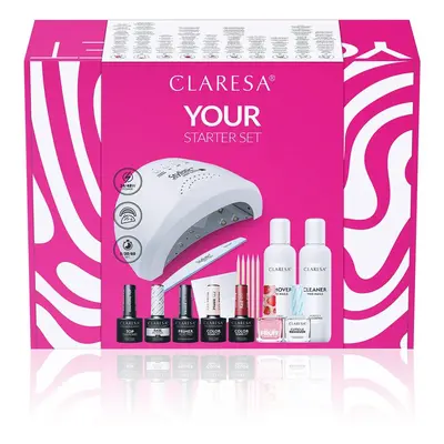 CLARESA Your starter set Zestaw startowy do manicure z lampą