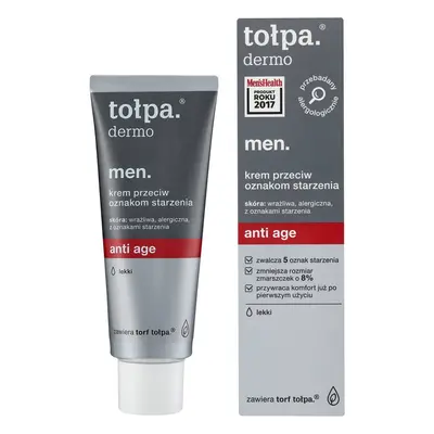 TOŁPA Dermo Men Krem przeciw oznakom starzenia Anti Age 40 ml