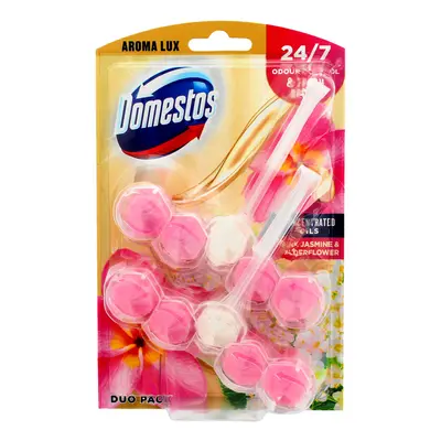 Domestos Aroma Lux Kostka toaletowa do WC Pink Jasmine & Elderflower-2x55g