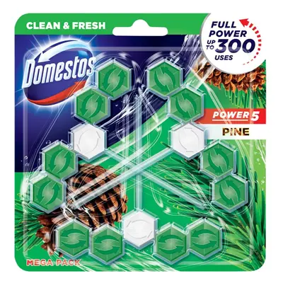 Domestos Pine TRIO Kostka WC Power 5 koszyk 3 x 55g