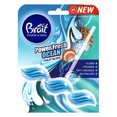 Brait Hygiene & Fresh Kostka do WC Power Fresh Ocean 39g