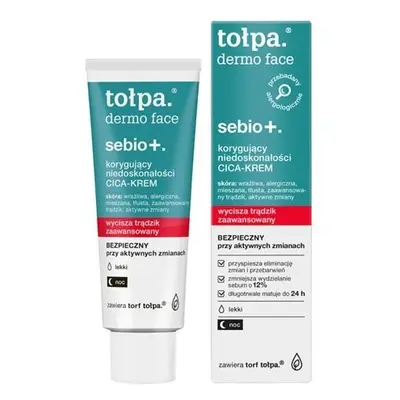 Tołpa Dermo Face Sebio+ Korygujący Niedoskonałości Cica-krem 40 Ml