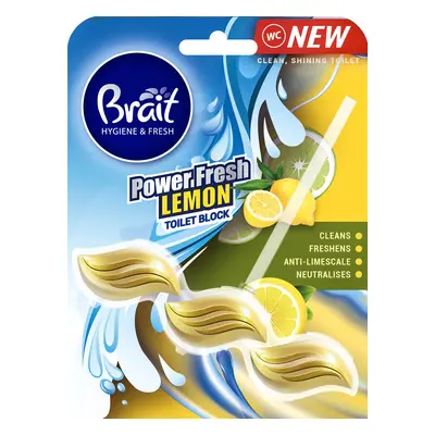 Brait Hygiene & Fresh Kostka do WC Power Fresh Lemon 39g