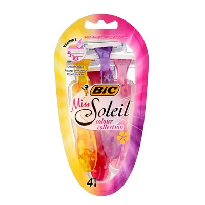 Bic Maszynka do golenia Miss Soleil Colour Collection 4 -4szt