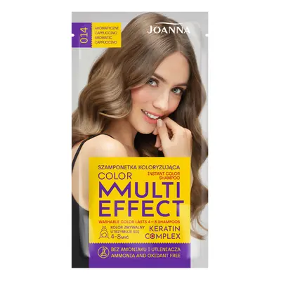 Joanna Multi Effect Color Keratin Complex Szamponetka 14 Aromatyczne Cappuccino 35g