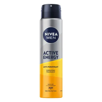 Nivea Dezodorant ACTIVE ENERGY 72H spray męski 250ml