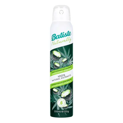 BATISTE Naturally Suchy Szampon do włosów z Mlekiem Kokosowym i Olejem z Konopii 200ml