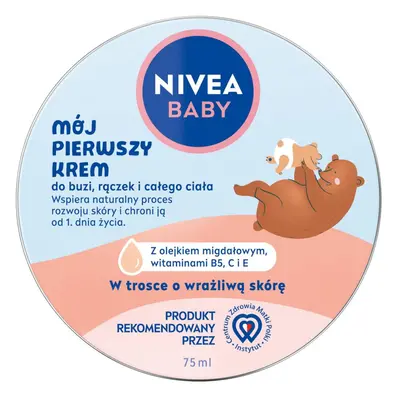 NIVEA Baby Mój pierwszy krem krem do buzi, rączek i całego ciała 75 ml