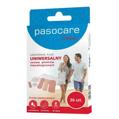 PASOCARE Universal Plus Plastry hipoalergiczne - zestaw uniwersalny 1op.-26szt