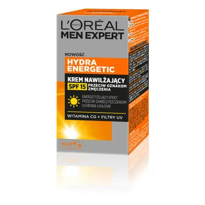 Loreal Men Expert Hydra Energetic Krem nawilżający przeciw oznakom zmęczenia SPF15 50ml