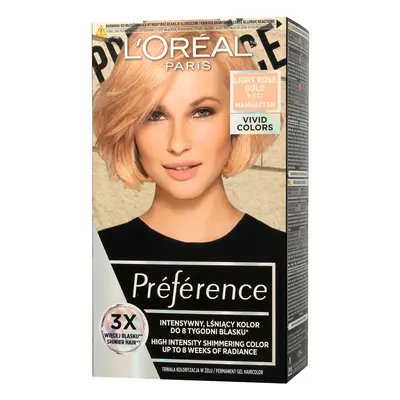 Loreal Preference Vivid Colors Farba do włosów nr 9.023 Light Rose Gold (Manhattan)