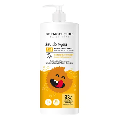 Dermofuture Daily Care Kids Żel 3w1 CIASTECZKOWE SMACZKI 500ml