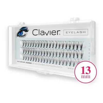 CLAVIER Classic 13 mm jedwabne kępki rzęs 10D