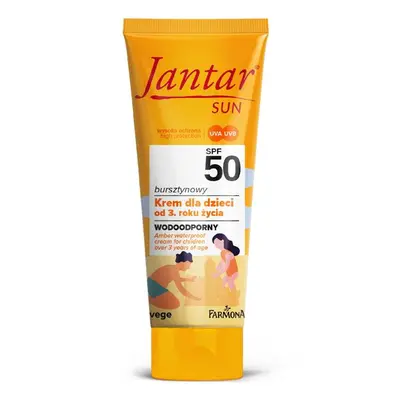 FARMONA SUN Jantar Bursztynowy wodoodporny krem dla dzieci SPF 50 (od 3 roku życia) 50 ml