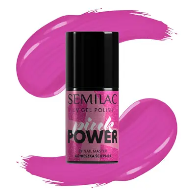 Semilac Lakier hybrydowy A 703 Pink Power 7ml