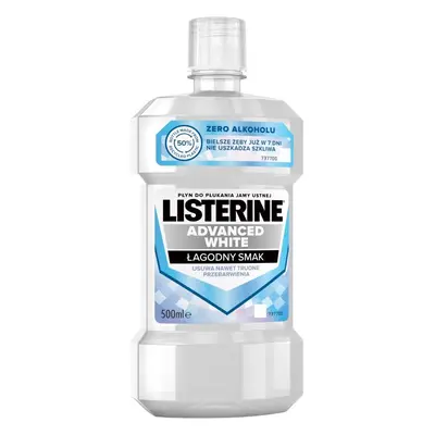 LISTERINE Advanced White Płyn do płukania jamy ustnej - Łagodny Smak 500ml