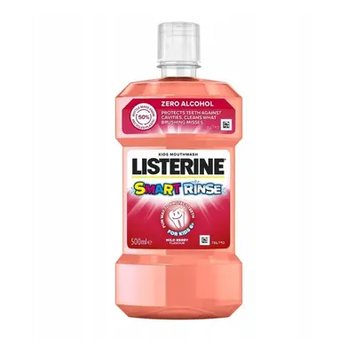 LISTERINE SMART Rinse Mild Berry Płyn do płukania ust 500ml