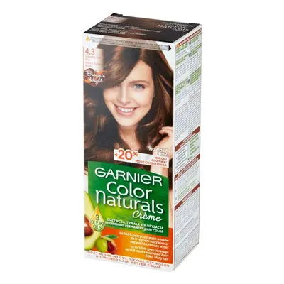 Garnier Color Naturals Krem koloryzujący nr 4.3 Złoty Brąz