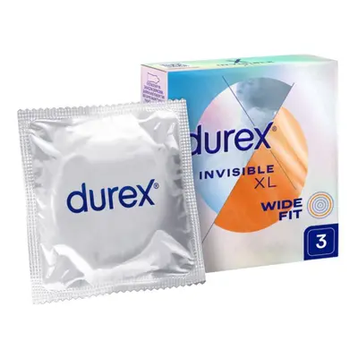 Durex Invisible XL Wide Fit Prezerwatywy 3 szt.