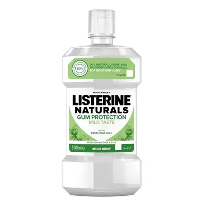 Listerine Naturals Płyn do płukania jamy ustnej Ochrona Dziąseł - Mild Mint 500ml