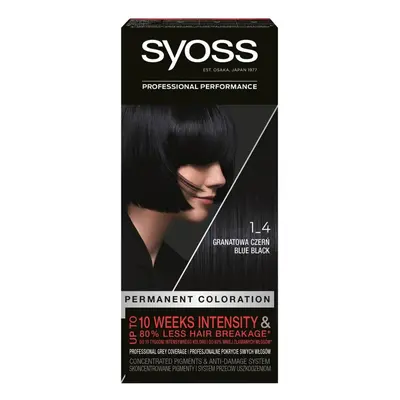 Schwarzkopf Syoss Farba do włosów Granatowa Czerń nr 1-4
