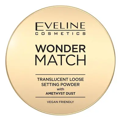 Eveline Wonder Match Puder sypki utrwalający z ametystowym pyłem 6g