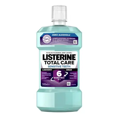 Listerine Total Care Sensitive Płyn do płukania jamy ustnej 500ml