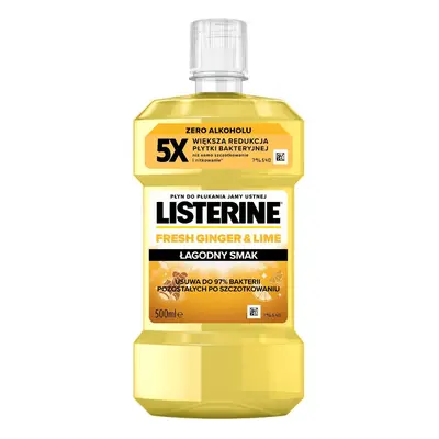 LISTERINE Płyn do płukania jamy ustnej Ginger Lime 500 ml