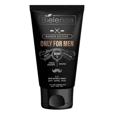 Bielenda Only for Men Barber Edition Pasta do mycia twarzy 3w1 150g