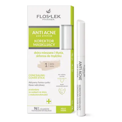 FLOS-LEK Anti Acne 24 H System Korektor maskujący skóra mieszana i tłusta skłonna do trądziku - 