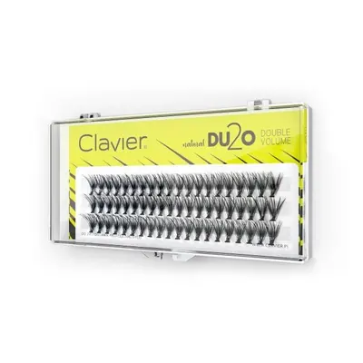 Clavier DU2O Double Volume 9 mm kępki rzęs 20D