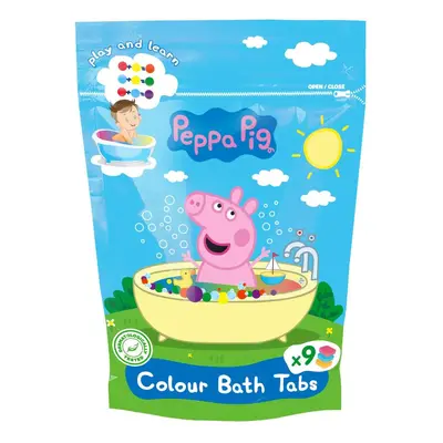 KIDS Świnka Peppa Pastylki koloryzujące do kąpieli 9 x 16g
