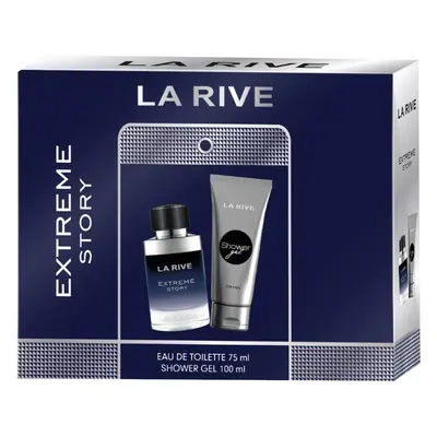 La Rive for Men Zestaw prezentowy Extreme Story (woda toaletowa 75ml+żel pod prysznic 100ml)