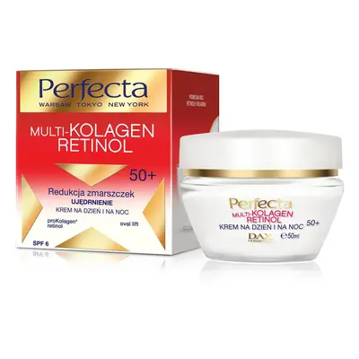 Perfecta Multi-Kolagen Retinol 50+ Krem redukujący zmarszczki ujędrniający na dzień i noc 50ml