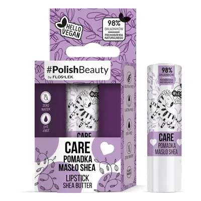 Floslek Lip Care Vege Pomadka ochronna do ust z Masłem Shea - Care