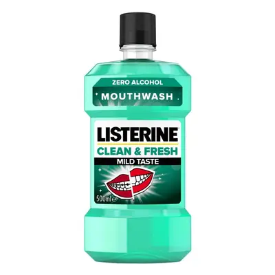 Listerine Clean & Fresh Płyn do płukania jamy ustnej Mild Taste 500ml