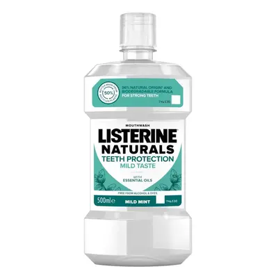 Listerine Naturals Płyn do płukania jamy ustnej Ochrona Zębów - Mild Mint 500ml