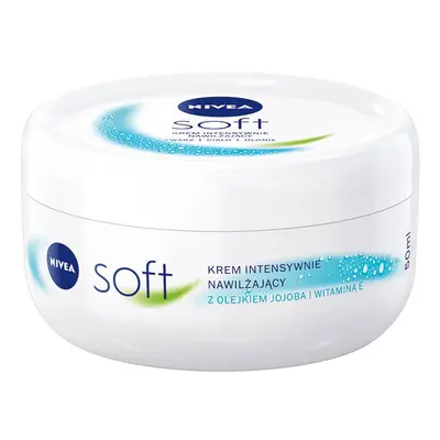 Nivea Soft Krem intensywnie nawilżający do twarzy, ciała i dłoni 50ml