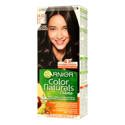 Garnier Color Naturals Krem koloryzujący nr 4.12 Lodowy Brąz