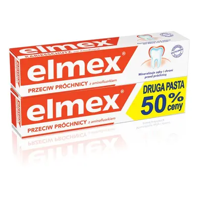 Elmex Pasta do zębów + druga za 50% ceny 75ml x 2